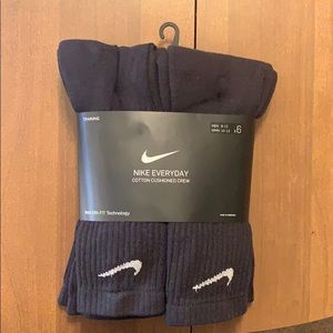 Nike Training Dri-Fit Crew Socks 6 pack Size 6-12